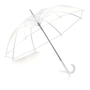 Bubble style transparent dome canopy design providing full rain coverage