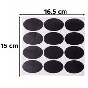 Erasable chalkboard stickers for spice jars and storage