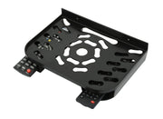 Modern wall mount stand for cable boxes, blending seamlessly into home decor.