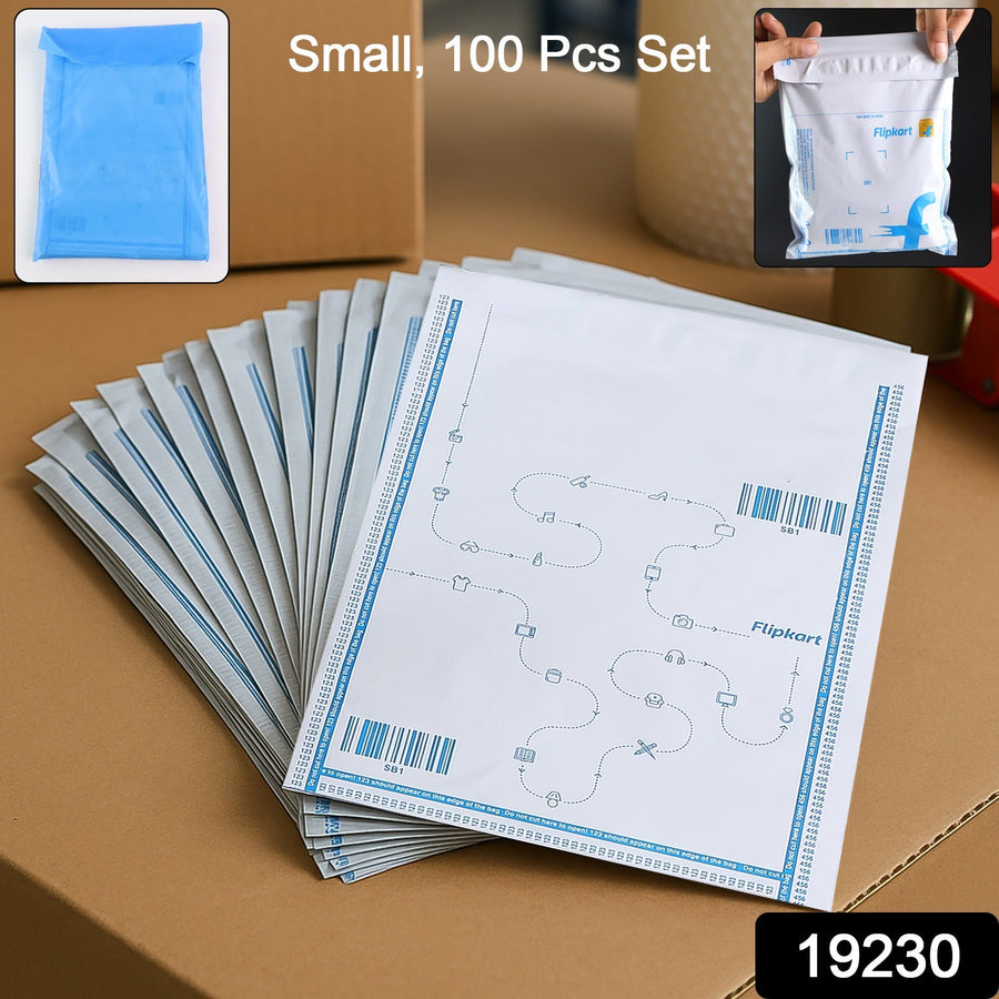 Small Security Courier Bags – 100 Pcs Tamper-Proof Shipping Set