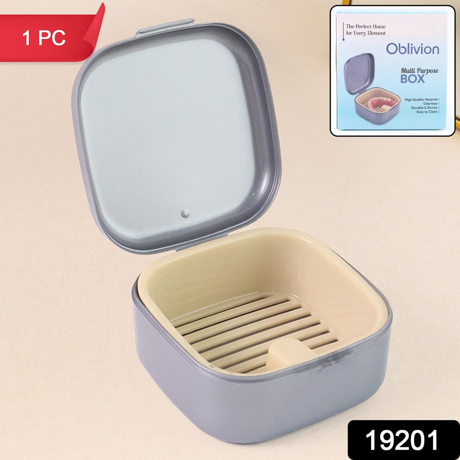 Teeth Storage Box – Hygienic Denture Case with Inner Tray