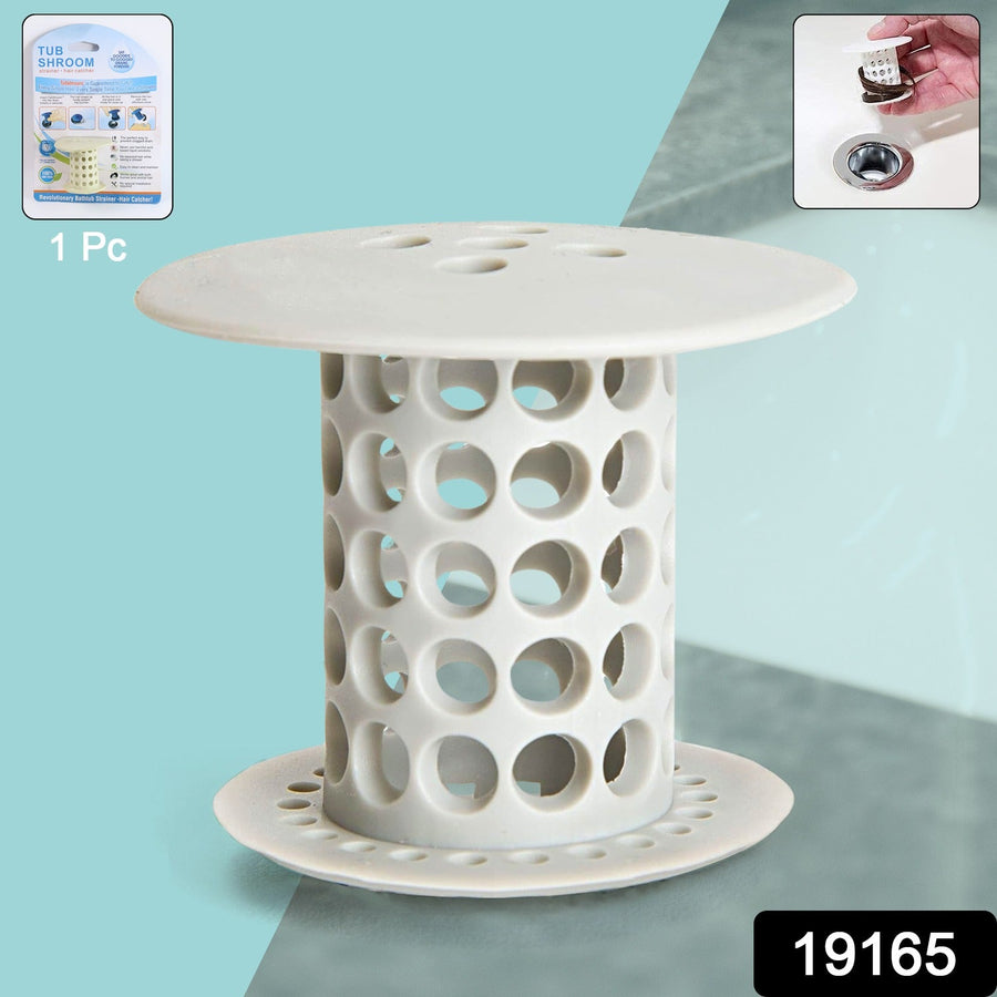 Tub Drain Hair Catcher – Universal Silicone Anti-Clog Strainer
