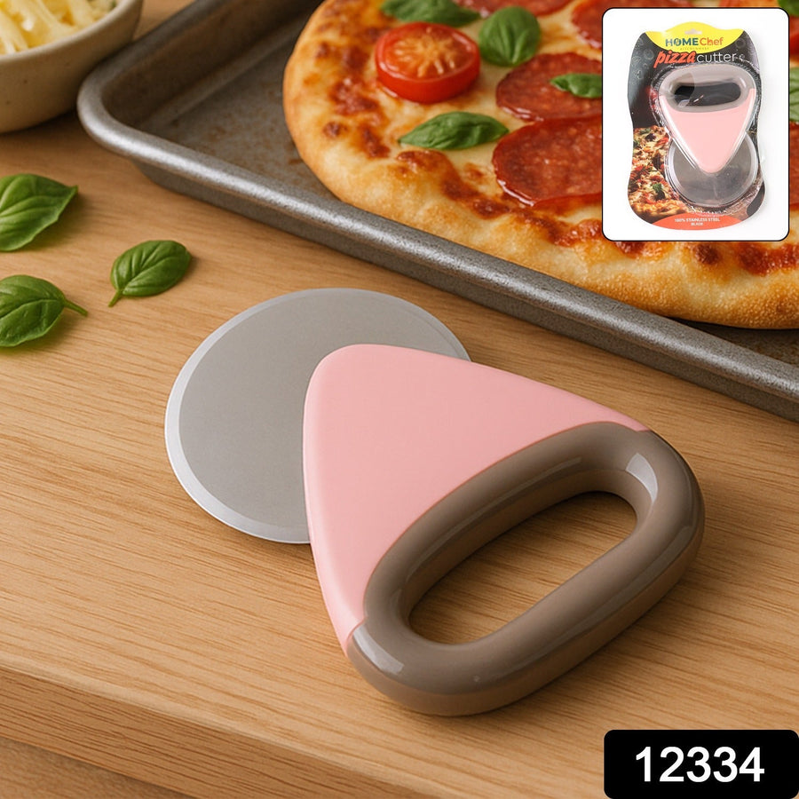 Ergonomic Pizza Cutter – Sharp Stainless Steel Rotating Blade