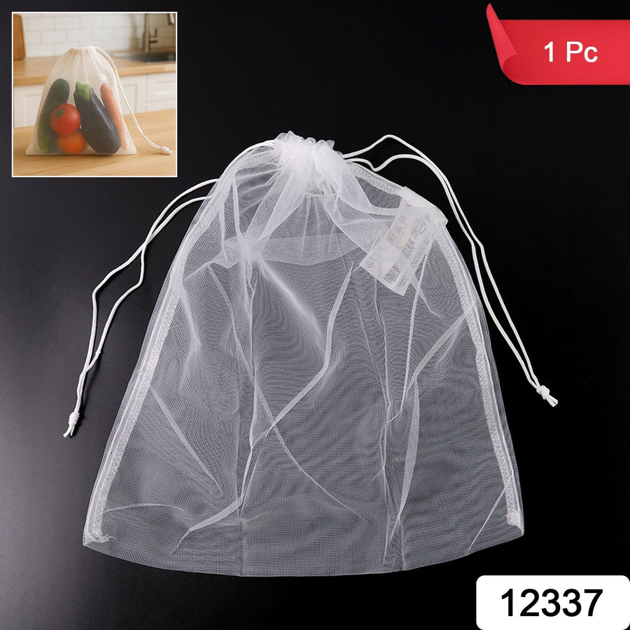 Mesh Storage Bag – Transparent, Reusable & Eco-Friendly