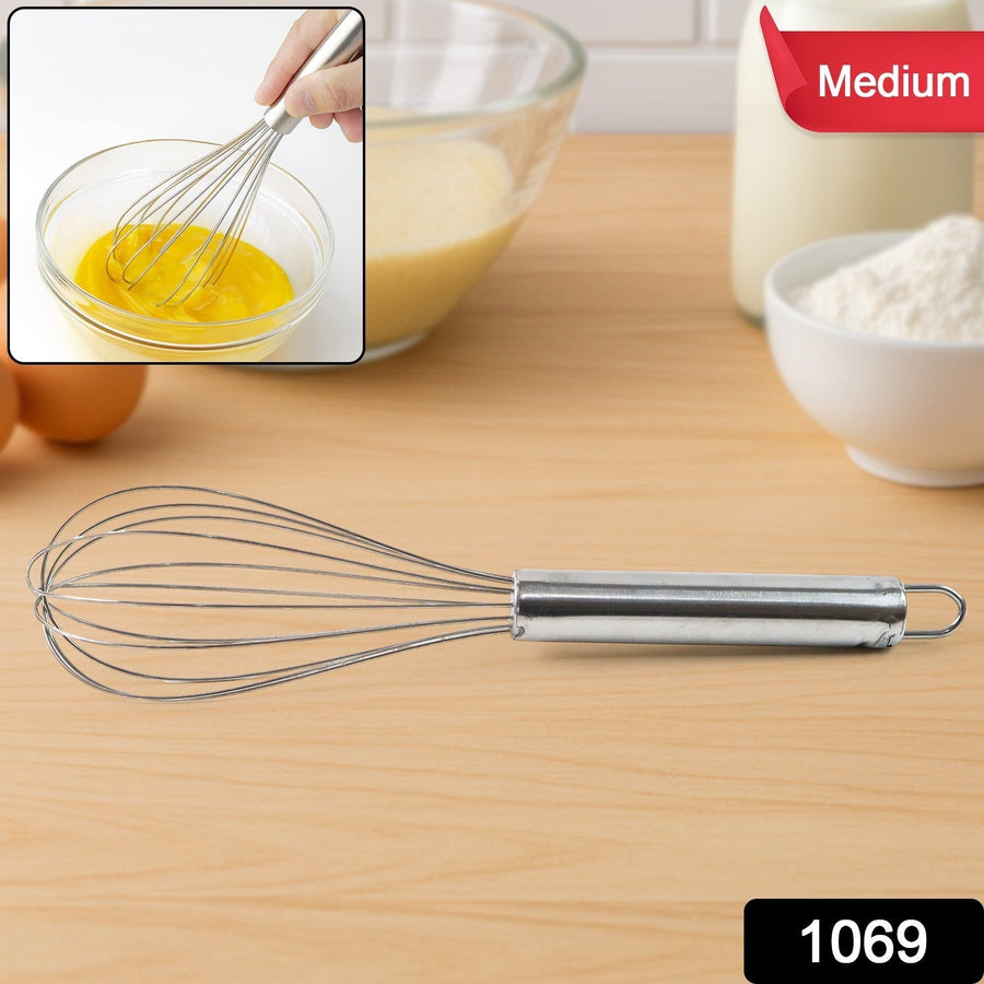 Stainless Steel Balloon Whisk – Durable 24cm Kitchen Tool