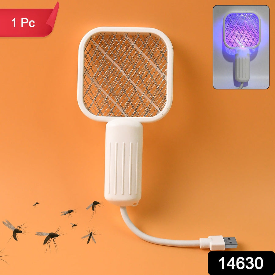 Electric Mosquito Swatter Racket – Rechargeable USB Bug Zapper