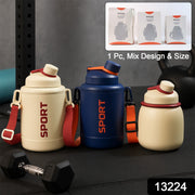 Portable leak-proof sports vacuum flask for travel and gym use