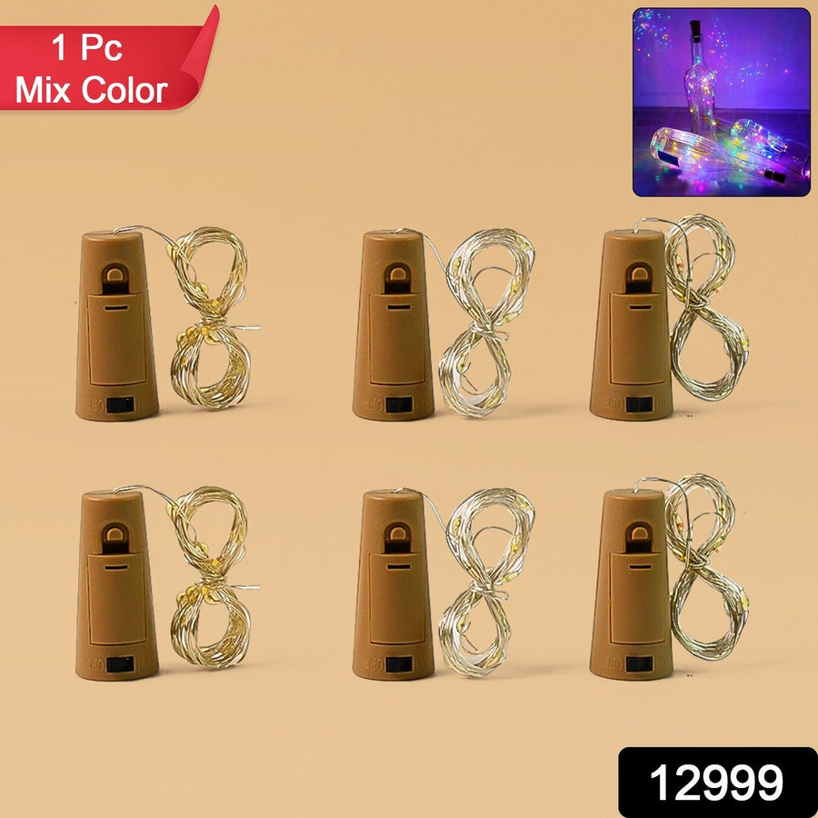 LED Bottle Fairy Lights – Cork-Shaped Multicolor String Light