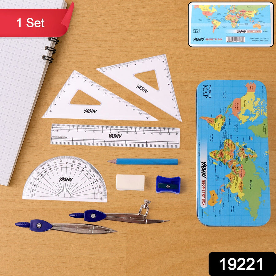 Geometry Box Set – Complete Maths Tool Kit with Compass