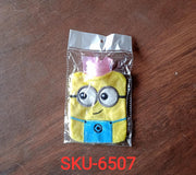 Multiple Minions hot water bags showcasing the fun design.