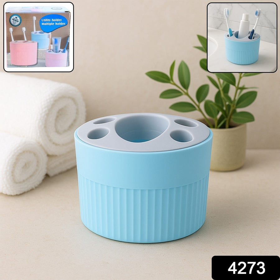 Bathroom Toothbrush Holder Stand – Durable Multipurpose Organizer