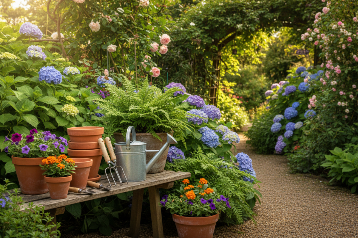 Garden products banner