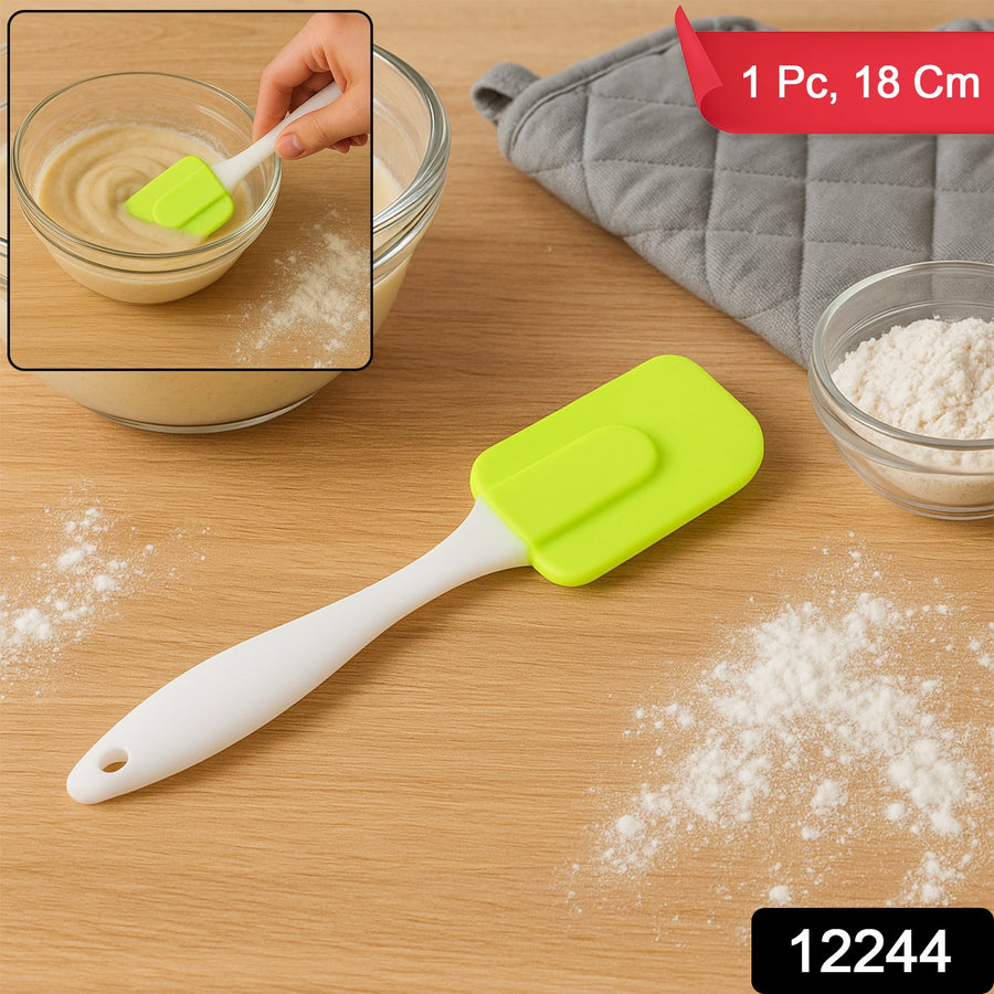 Silicone Cooking Spatula – Heat Resistant & Food Grade, 18 cm