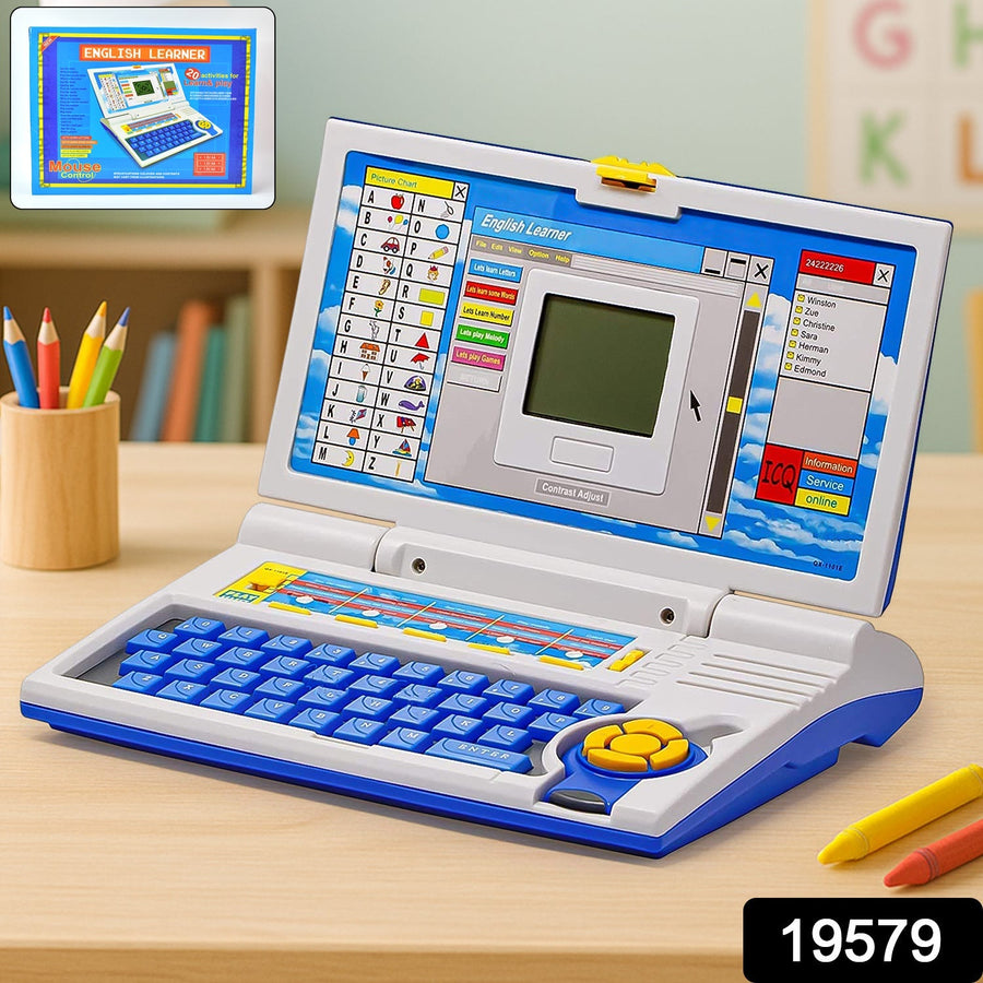 English Learner Laptop Toy – 20 Interactive Learning Activities