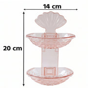 2 in 1 soap holder with removable tray for easy cleaning